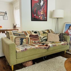 Comfy Green Couch