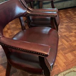  Brown Or Burgundy Chair 