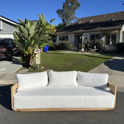 Restoration Hardware Sedona Outdoor Teak Sofa