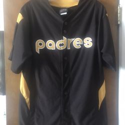 Padres Jersey xl Brown And Yellow B1