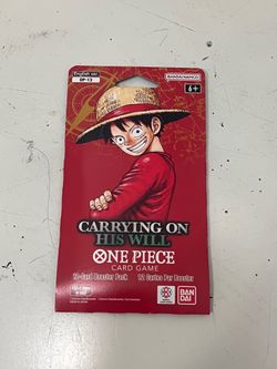 One piece OP 13 Carrying On His Will Sleeved Booster Pack