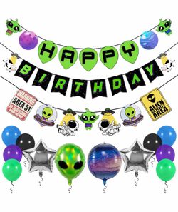 Alien Quest Party Decorations (New)