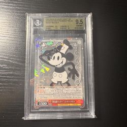 Mickey Mouse card Beckett 9.5