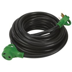 30 amp rv travel trailer camper extension power cord 50 ft