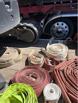 2” lay-flat hoses with cam-lock