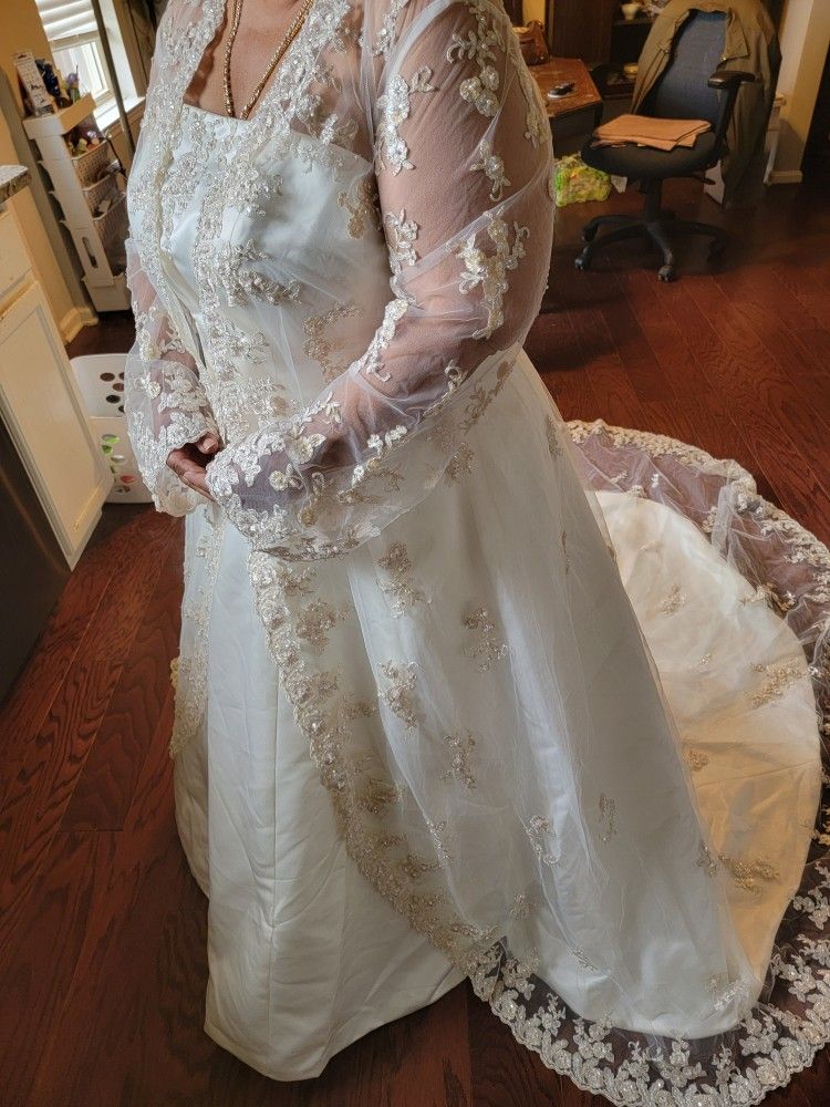 David's Bridal Wedding Dress