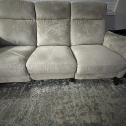 Power Reclining Sofa Couch 