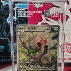 Black Bolt Unfezant Illustration Rare Gem Mint 10