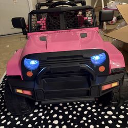 Kids Pink Ride On Truck