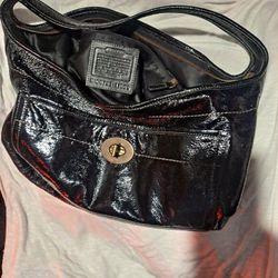 Coach - Black PATENT Leather  - LNC