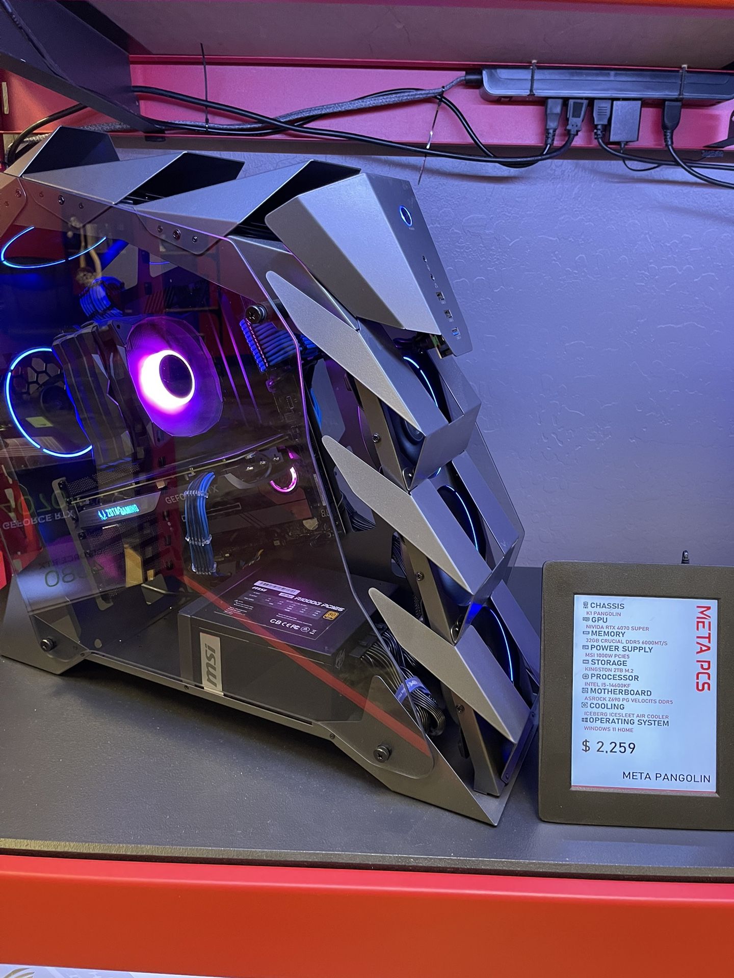 *Financing Available* I5-14600KF, RTX 4070 Super, 32GB DDR5 Crucial, Windows 11 Home