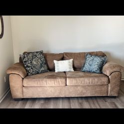 3 piece brown couches 