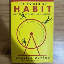 The Power of Habit: Why We Do What We Do in Life and Business Used Good Condition $7 Meet Up In Irving @dfwgoods