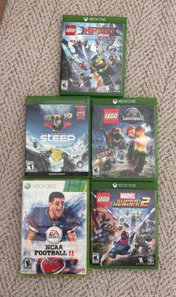 Xbox One & 360 Game Lot of 5