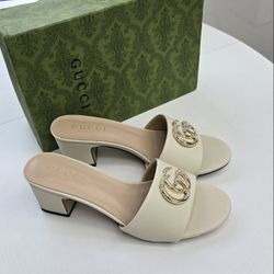 Real Leather Gucci Sandals In Box