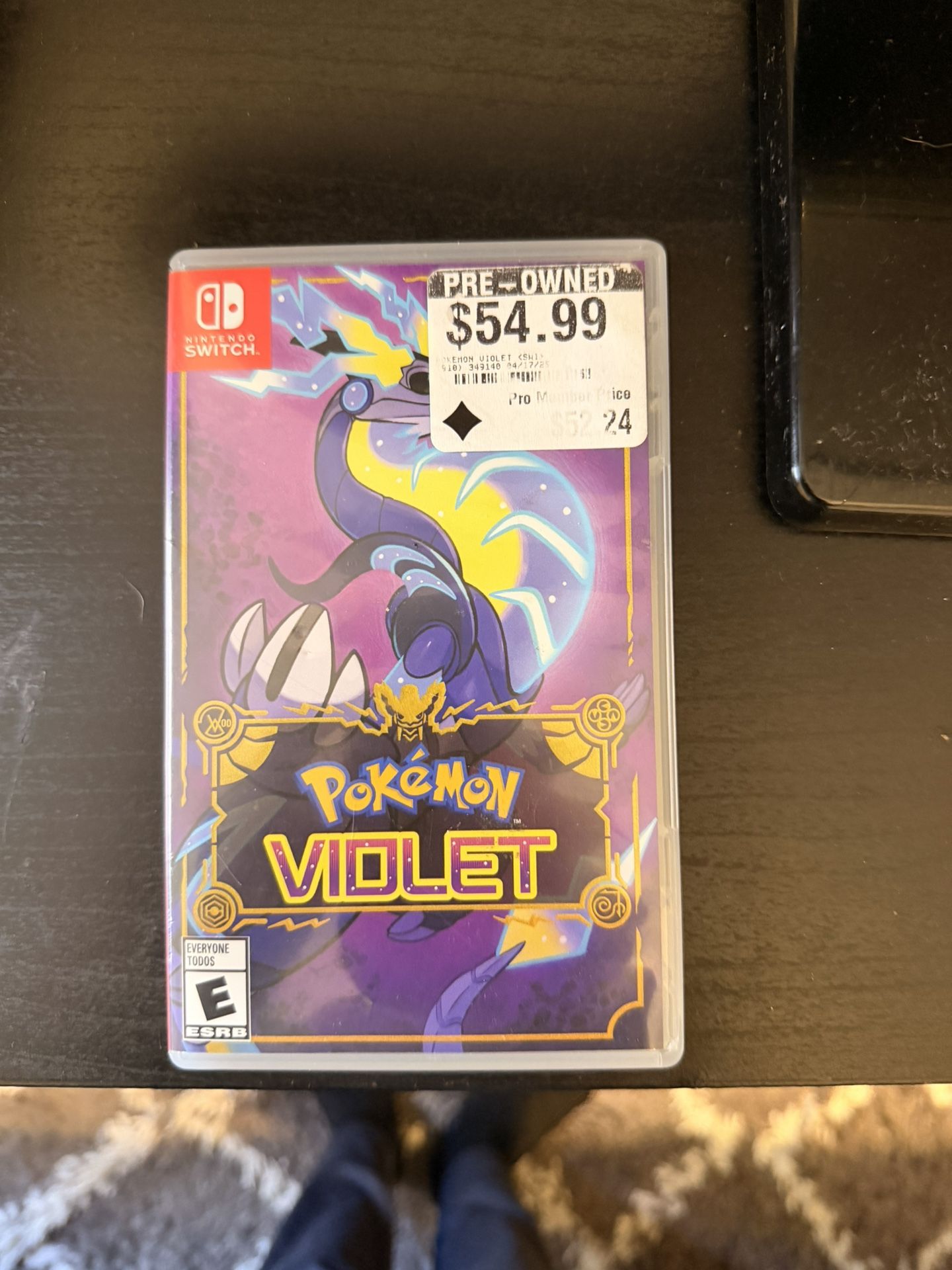 Pokémon Violet Nintendo Switch Game
