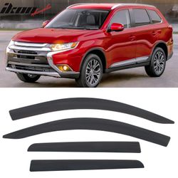 Fits 2014-2020 Mitsubishi Outlander 2018-2022 PHEV Low Profile Style Window Visors Guard