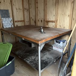Butcher Block Table / Bakery Table 