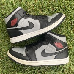 Mens Size 8.5 - Jordan 1 Mid Shadow Used No Box