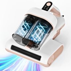 Mattress Vacuum Cleaner UV Light Bed Vacuum Cleaner 15Kpa Handheld Vacuums for Bed Couch Ultrasonic Mattress Cleaner Machine Deep Cleaner with 30000 R