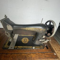 Franklin Sewing Machine - Antique Folding Table 
