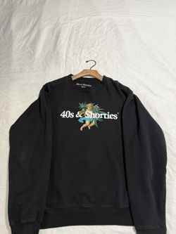 40’s & Shorties Black Crewneck Sweatshirt