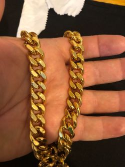 New gold chain