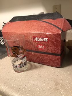 93-94 blazers Dairy Queen glasses, complete set of 8.