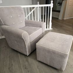 Rocking Chair And Ottoman