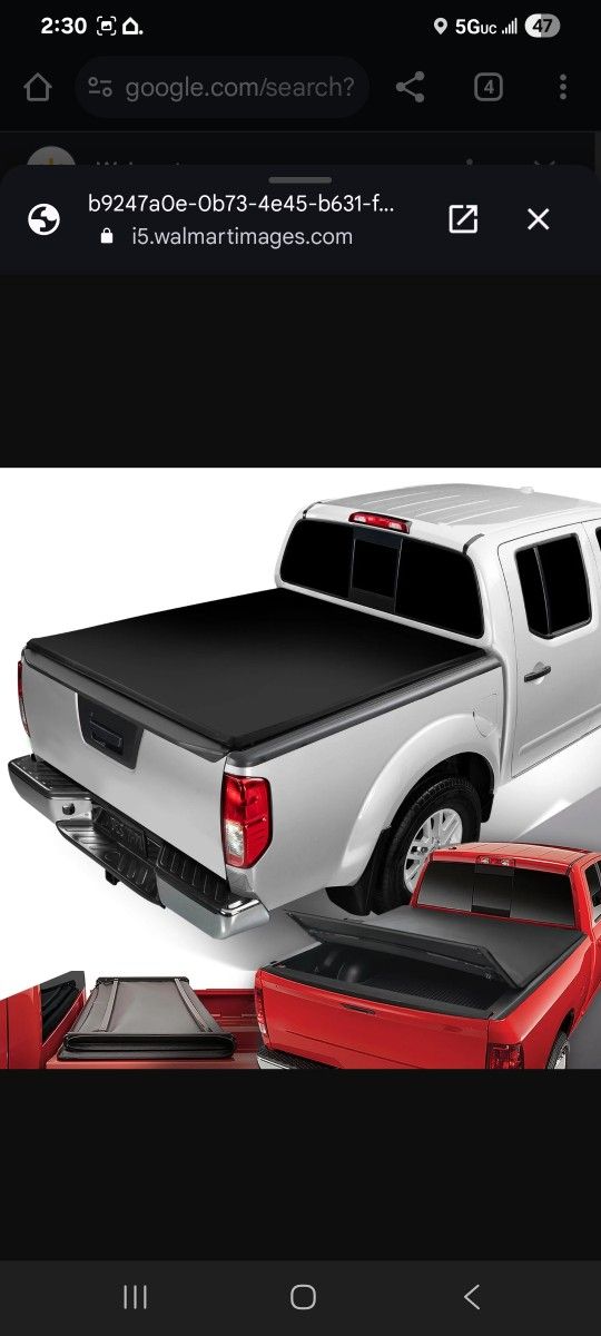 05-19 Nissan Frontier Soft Tri-Fold Tonneau Bed Cover Cobertor Tapadera