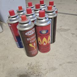 Butane Gas 10 Cans 
