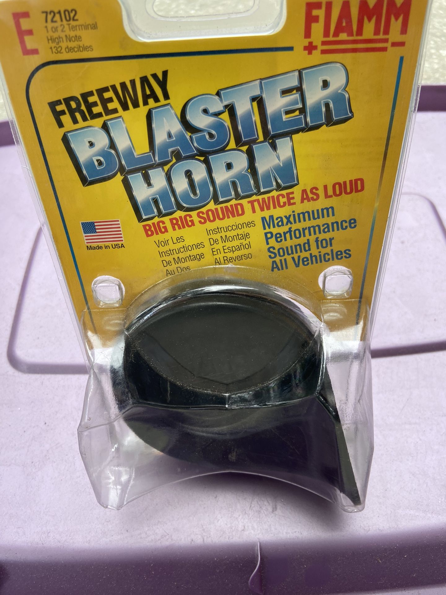 FIAMM Freeway blaster horn twice the sound
