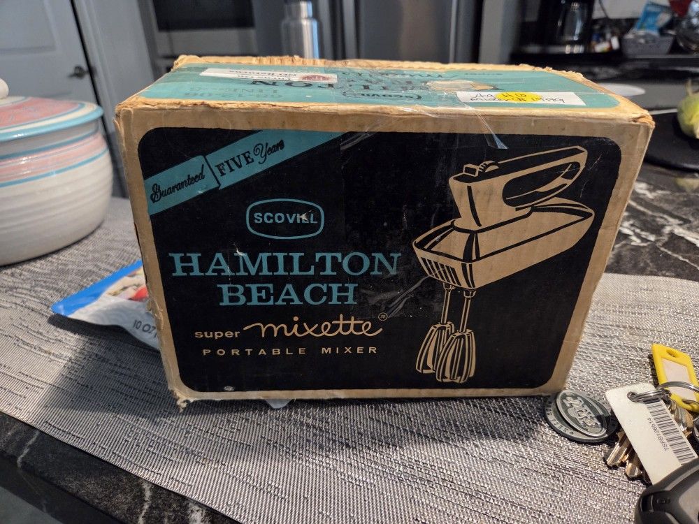 Hamilton Beach Vintage Mixette Food Mixer