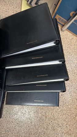 15 Leather bound CD or DVD holders