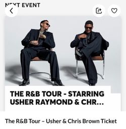 Chris Brown and Usher The R&B tour
