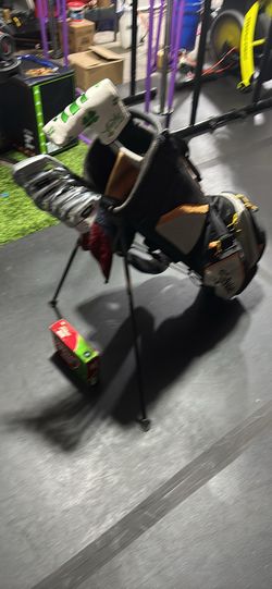 Callaway Rogue ST Pro Irons 5-PW – Rifle 105g 6.0 Tour Flighted Shafts + golf bag, putter, and balls