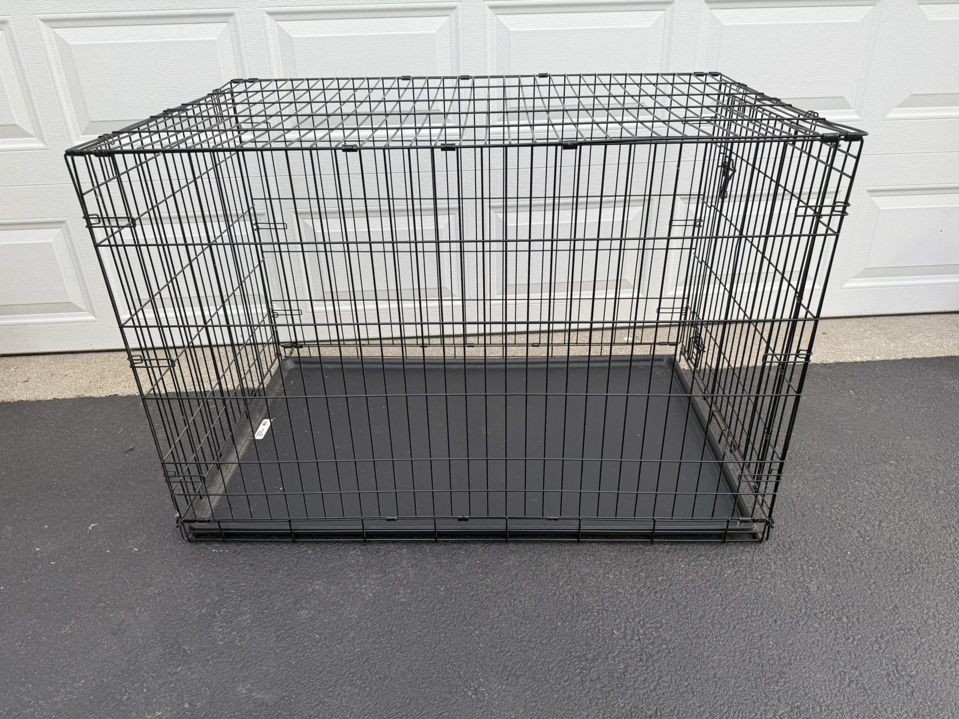 MidWest LifeStages XL Single Door Collapsible Wire Dog Crate 48” x 30” x 32” h
