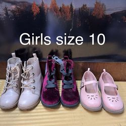 Girls Shoes Boots Sandals - Size 10