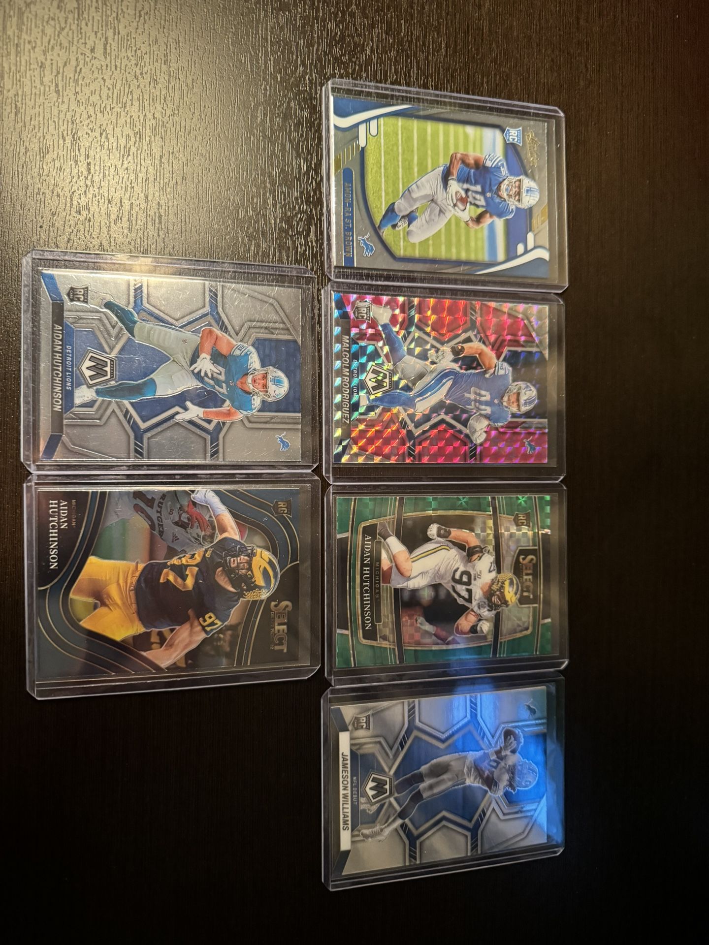 Detroit Lions Lot- 6 Cards!