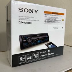 Sony Bluetooth Single Din Car Stereo Radio Receiver