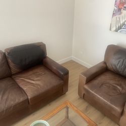 love seat and chair 