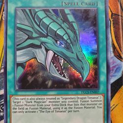 Yugioh Eye Of Timaeus Ultra Rare