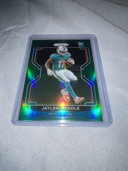 2021 NFL Mosaic Jaylen Waddle Green Rookie