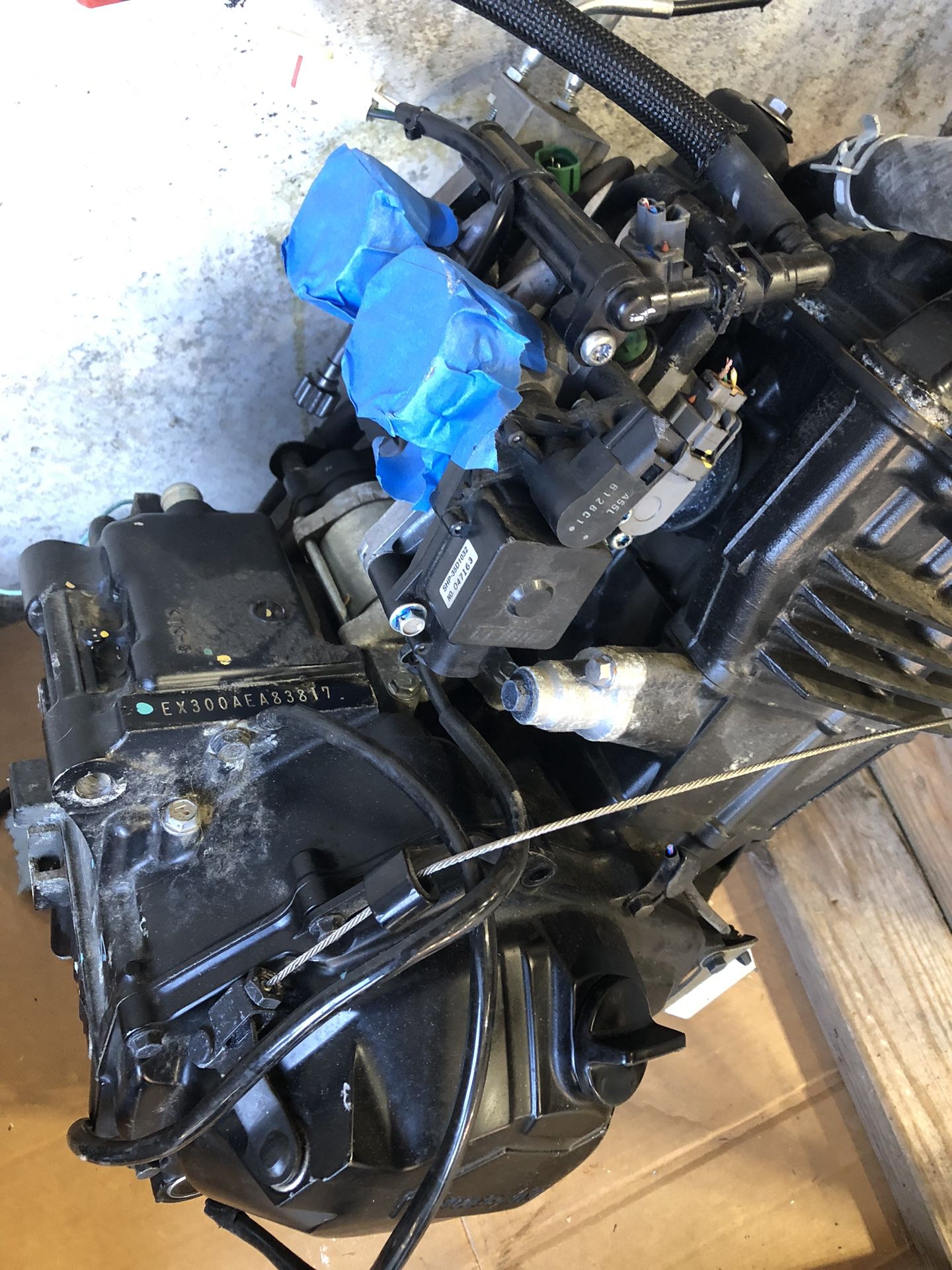 Clean Low Mile Ninja 300r Engine