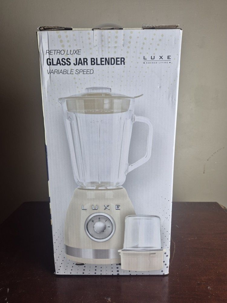 Luxe Glass Jar Blender 