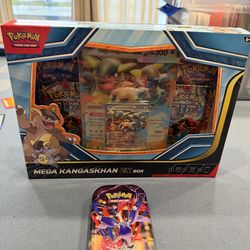 Mega Kangadkhan ex bix and mega mini tin