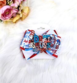 Dr Seus Day Hair Bow