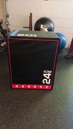 BalanceFrom 3-in-1 Foam Plyometric Jump Box (20”/24”/30”) – Like New