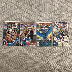 (Great Condition) Vintage Captain America “The Superia Stratagem” #1,#2,#3,#4