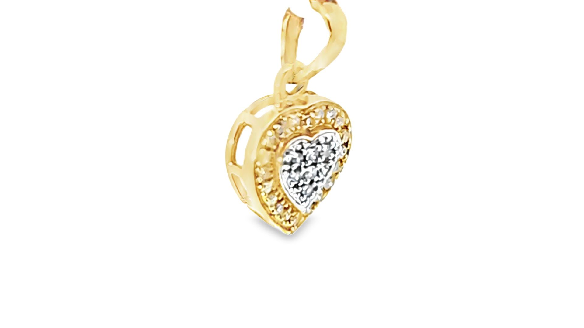Diamond Elegant Heart Pendant